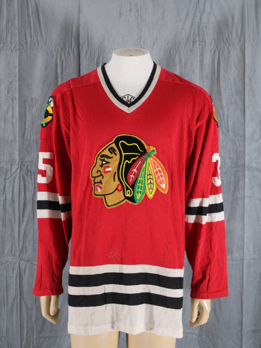 Chicago Blackhawks Jersey (VTG) - Tony Esposito 35 Away - Men's Large